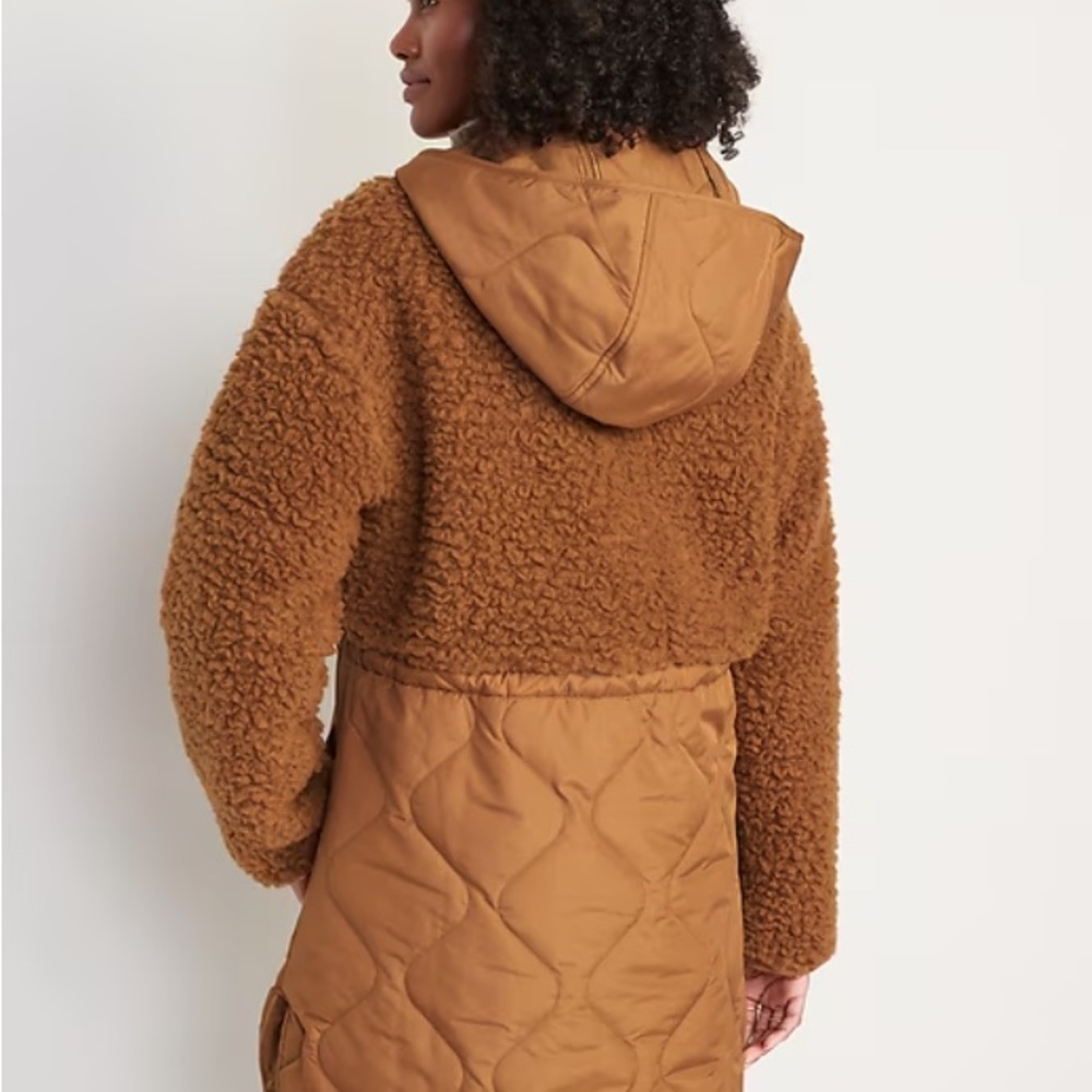 Cozy Brown Sherpa Jacket - Picture 3 of 7